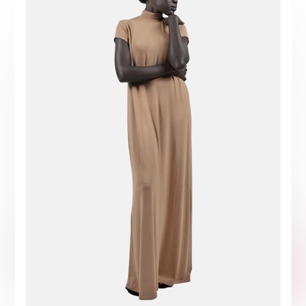 NWT 1 People Dresden Butter Rum Short Sleeve Maxi Dress. Size S